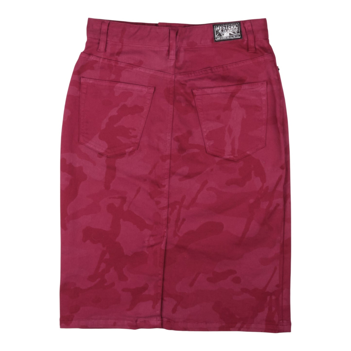 Hysteric Glamour Pink Camo Denim Skirt