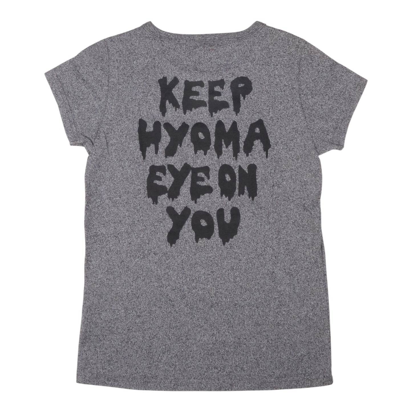 20471120 Hyoma "Keep Hyoma Eye On You" Grey Speckled Tee
