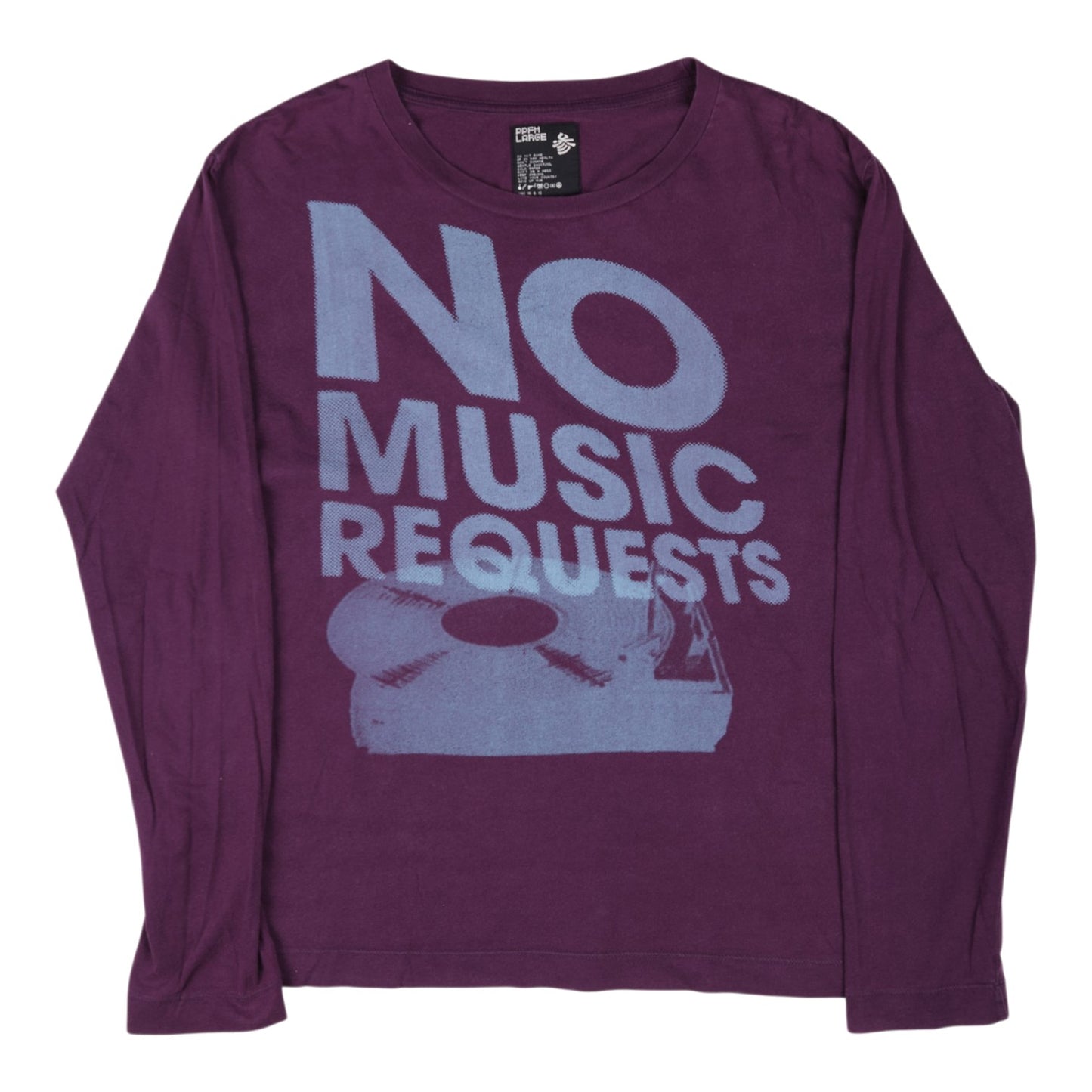 PPFM "No Music Requests" Purple Longsleeve