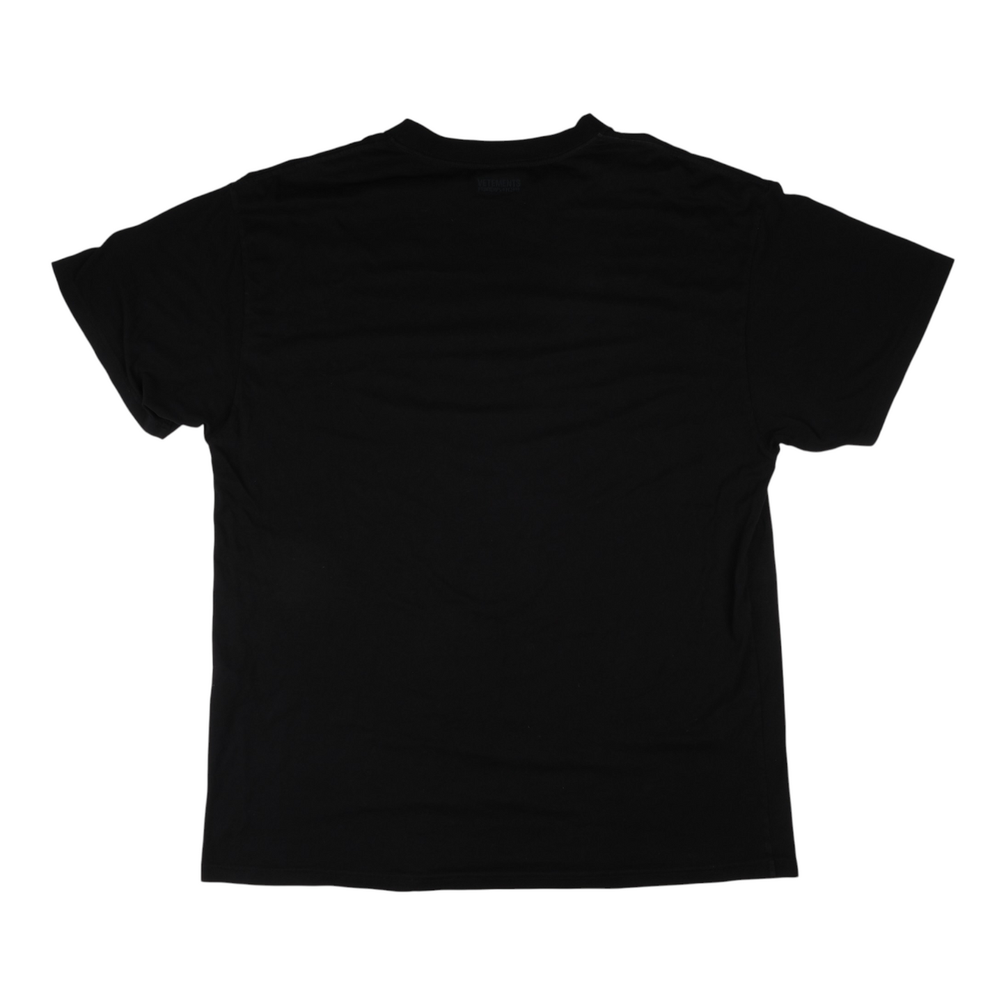 Vetements "Secret Society" SS19 Black Tee