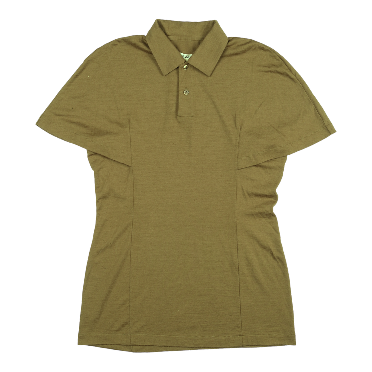 COMME des GARÇONS Olive Green Short Sleeve Polo Shirt