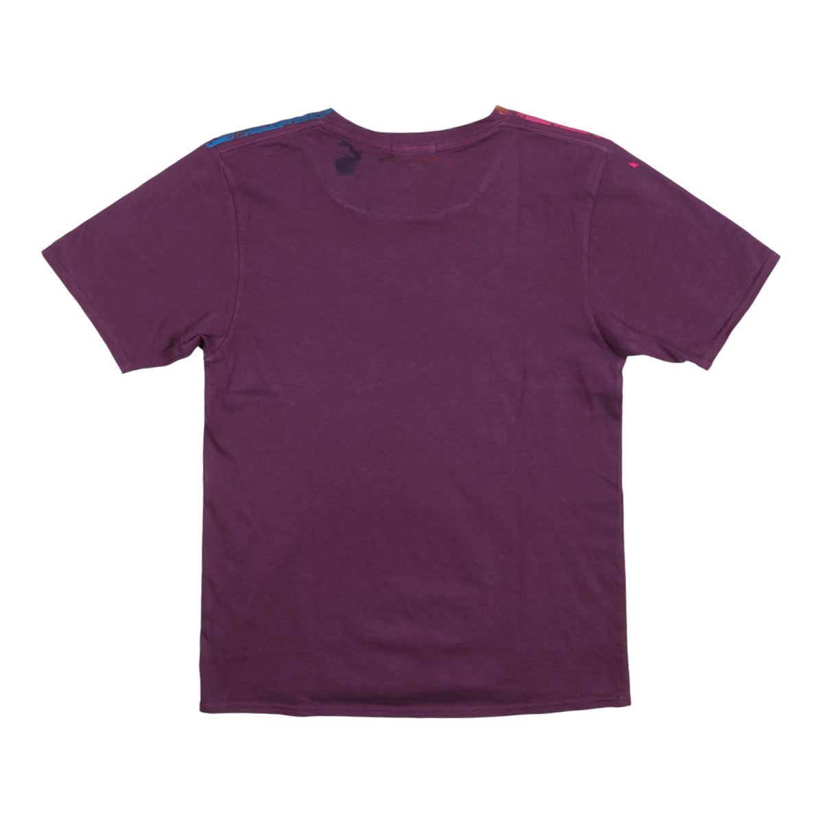 Final Home Rainbow Crest Graphic Purple Tee