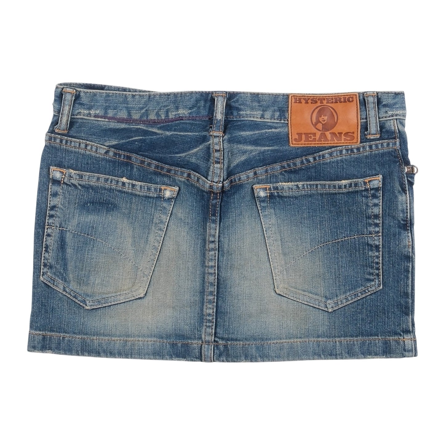 Hysteric Glamour Low Rise Denim Mini Skirt