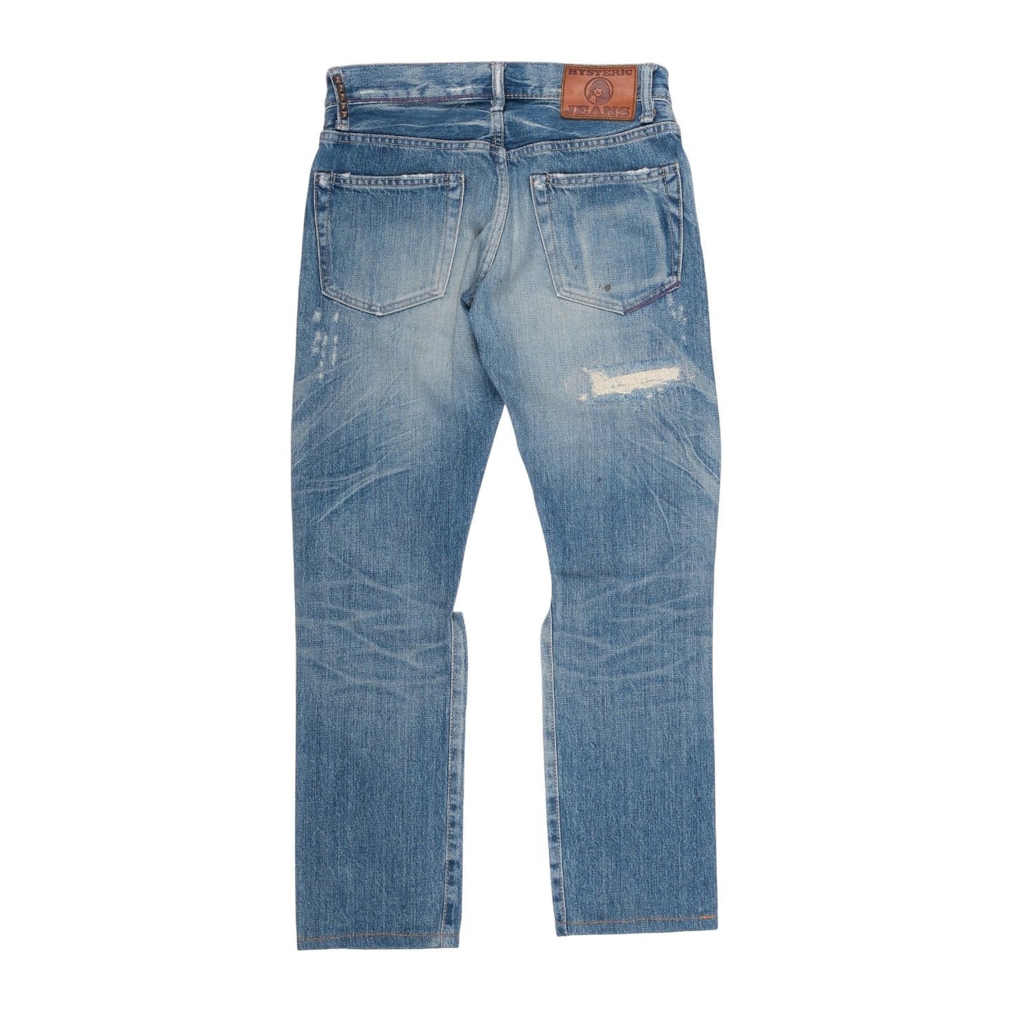 Hysteric Glamour Heavy Distressed Blue Jeans