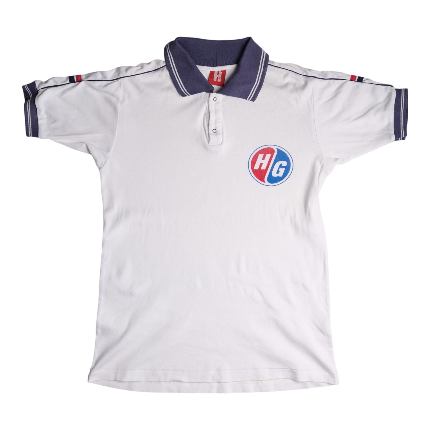 Hysteric Glamour "HG" White & Blue Polo