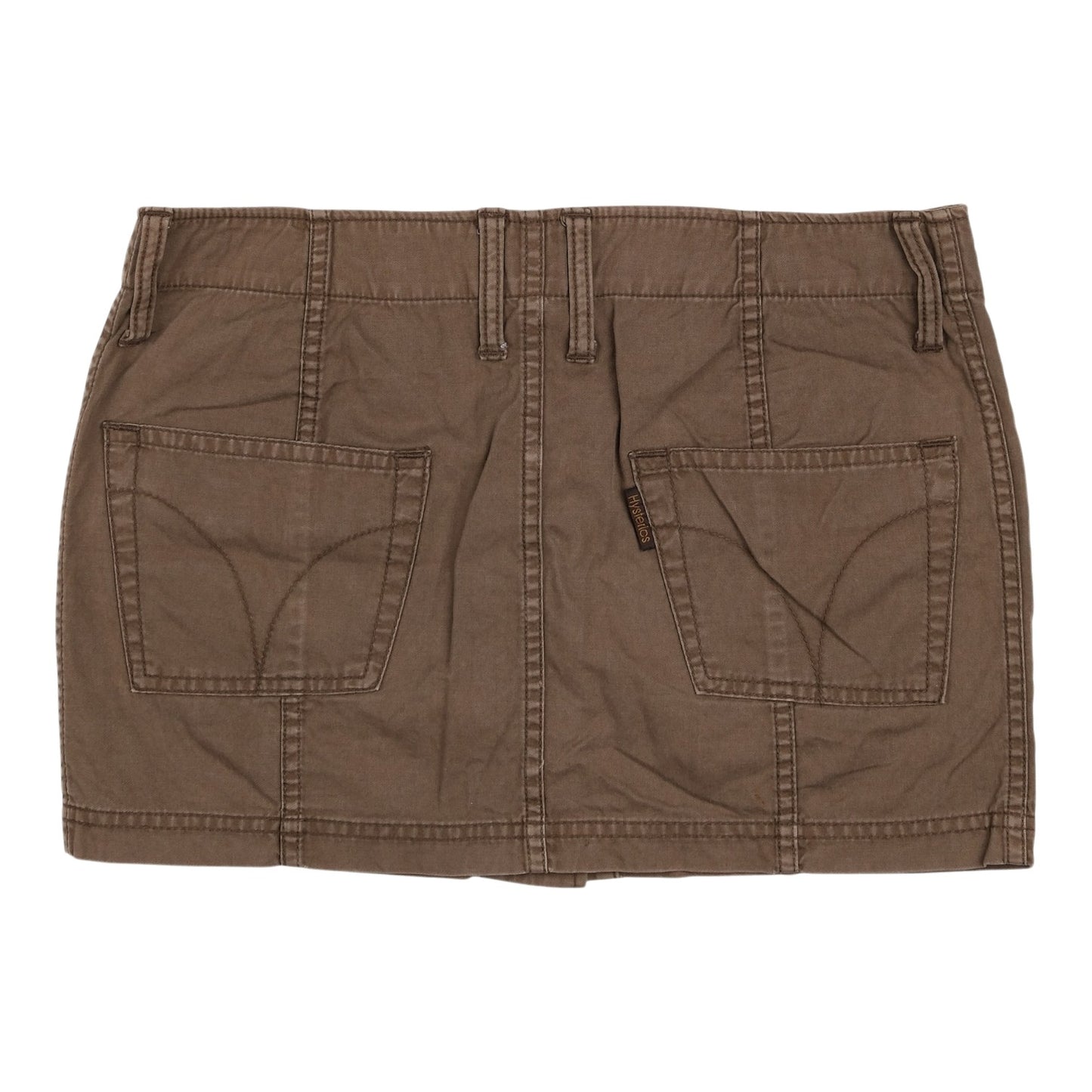 Hysterics Khaki Cargo Mini Skirt
