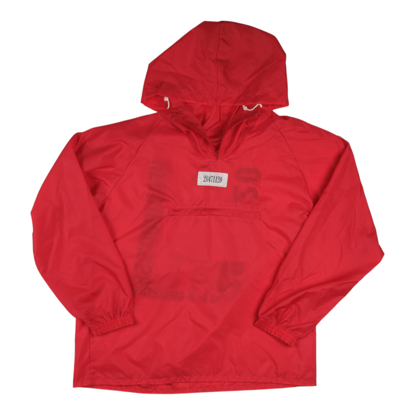20471120 AW97–98 “Headiboo’s Hyoma” Staff Nylon Red Anorak