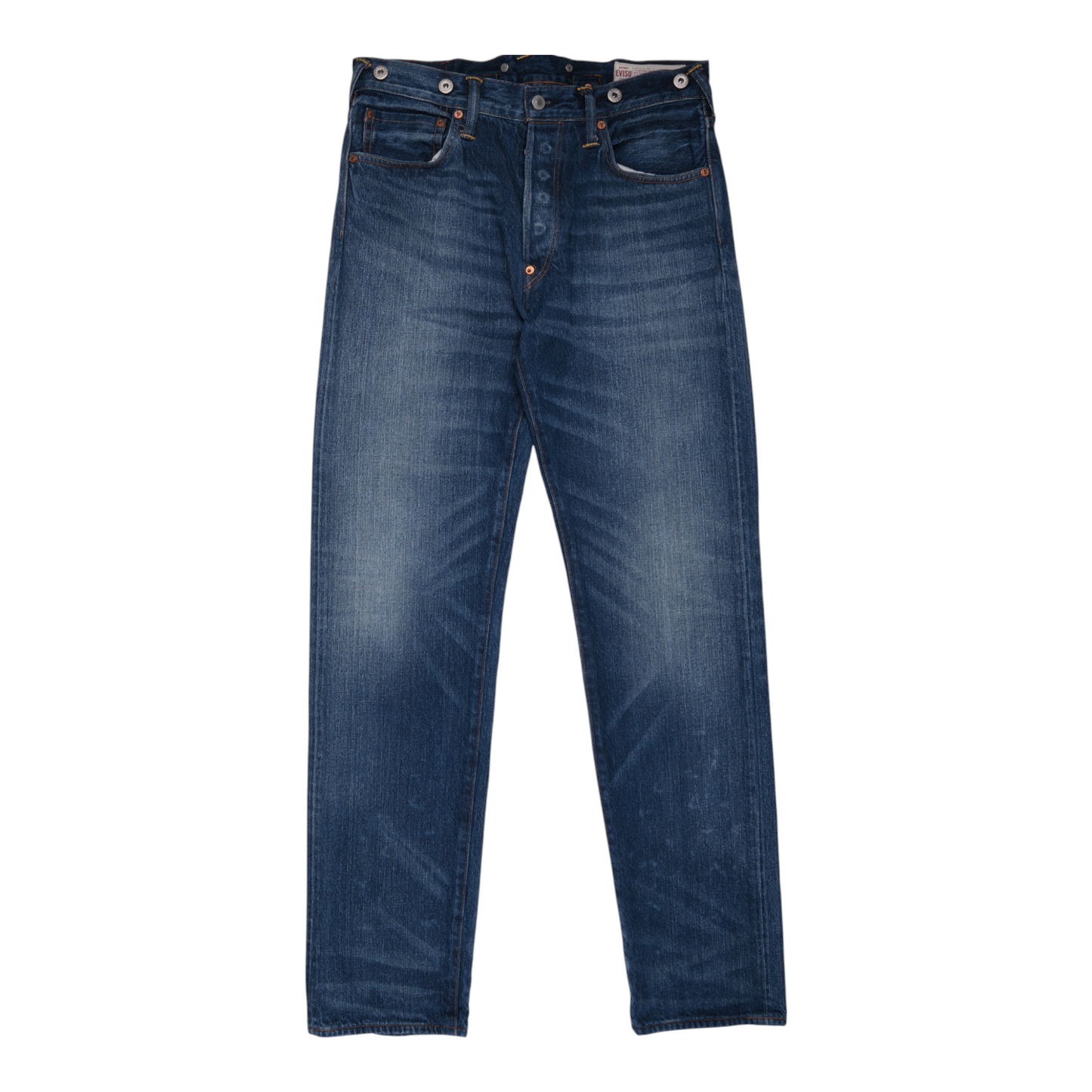Evisu Lot 2000 No.3 Jeans - Red Daicock Paint