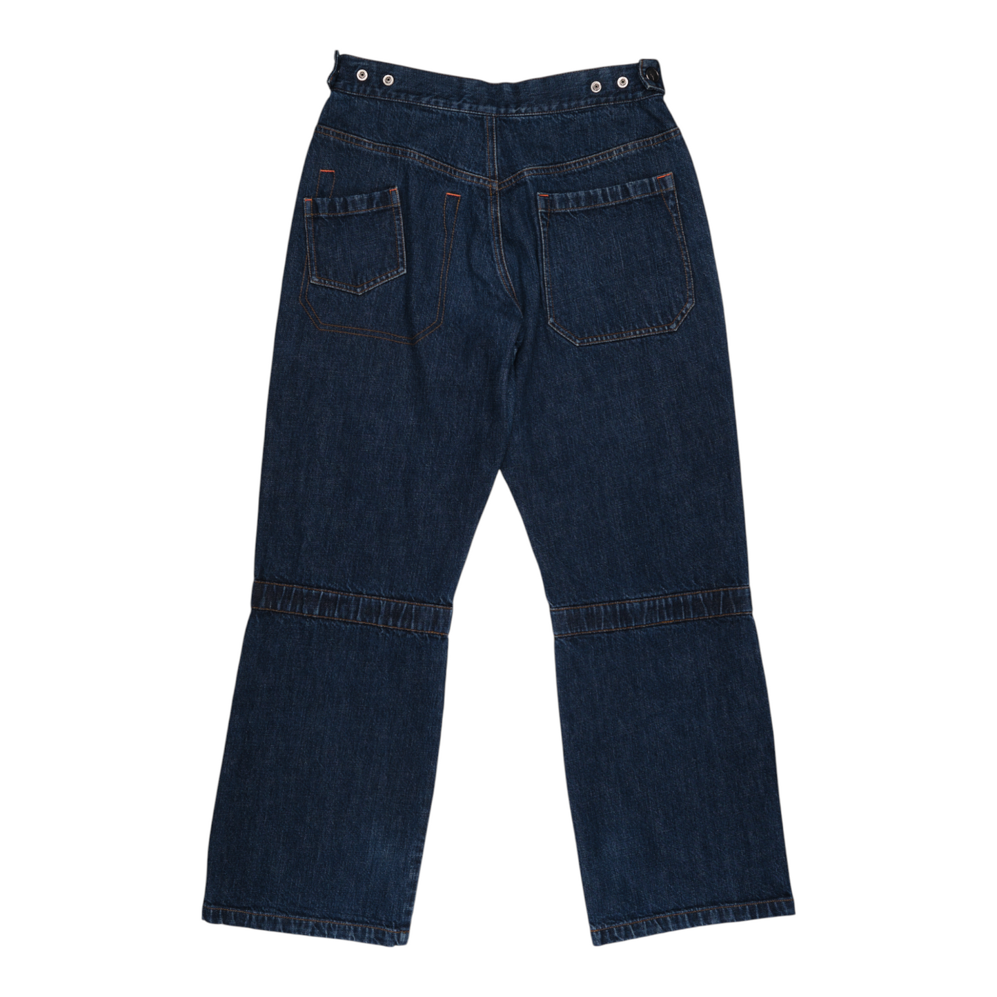 W< Dark Blue Utility Jeans