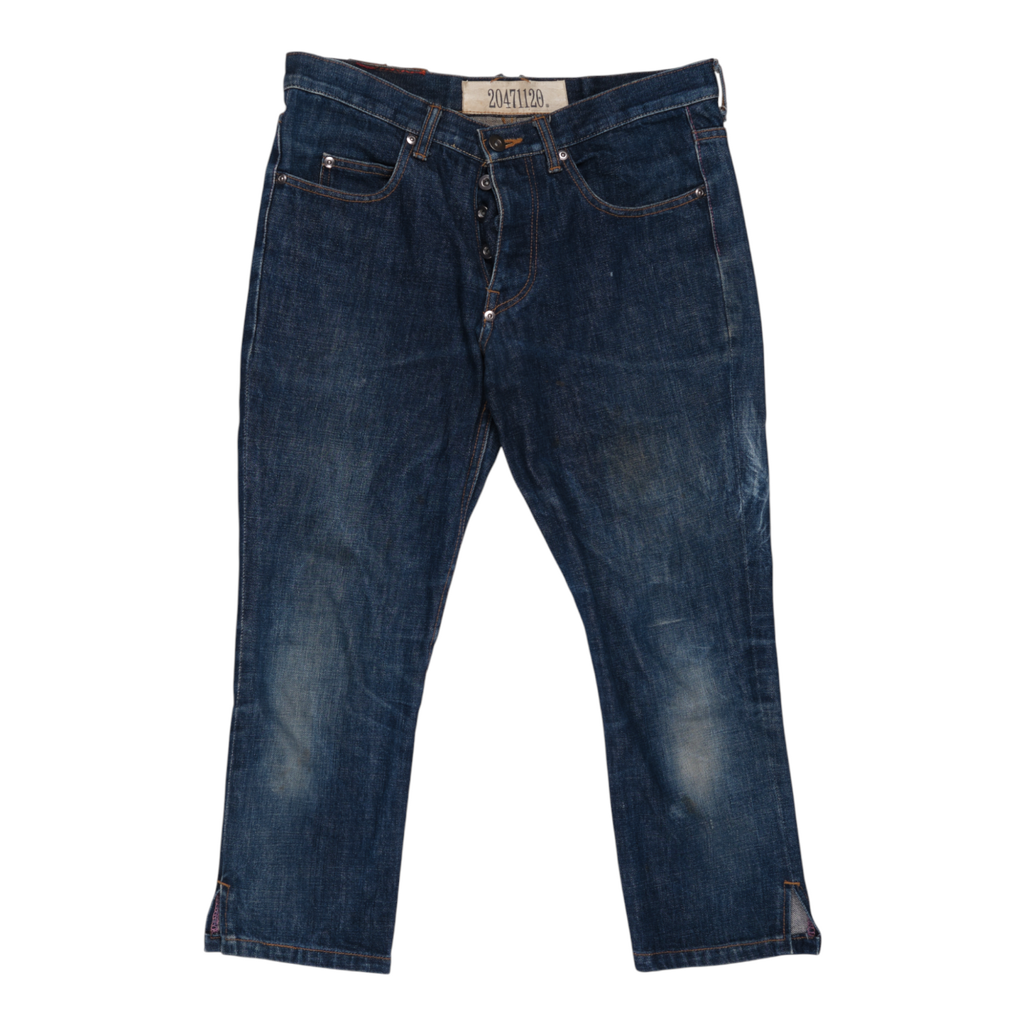 20471120 “Double Sex” Cropped 6‑Pocket Denim Pants