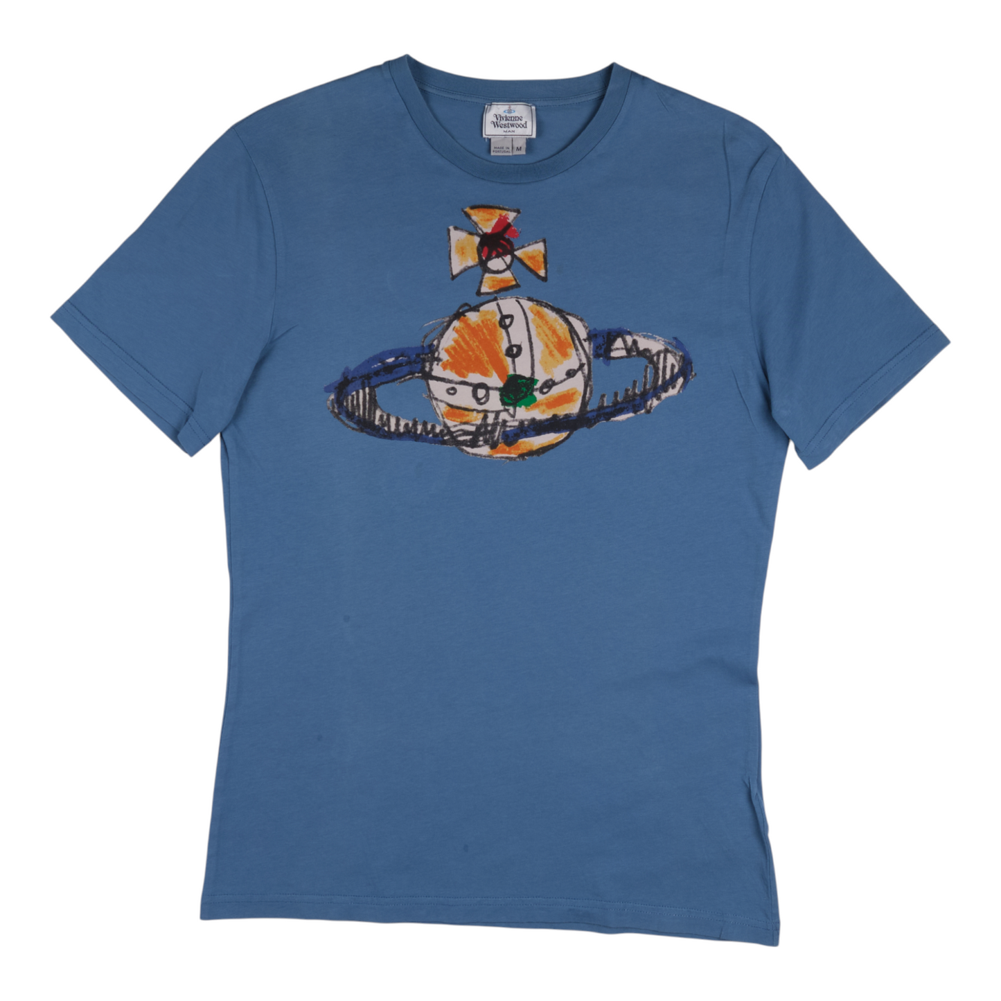 Vivienne Westwood MAN Doodle Orb Blue T-Shirt