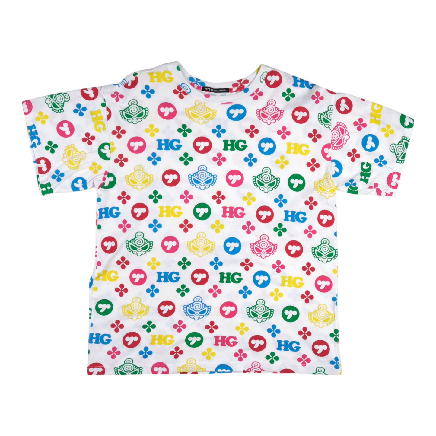 Hysteric Mini Multicolor All-Over Monogram Tee