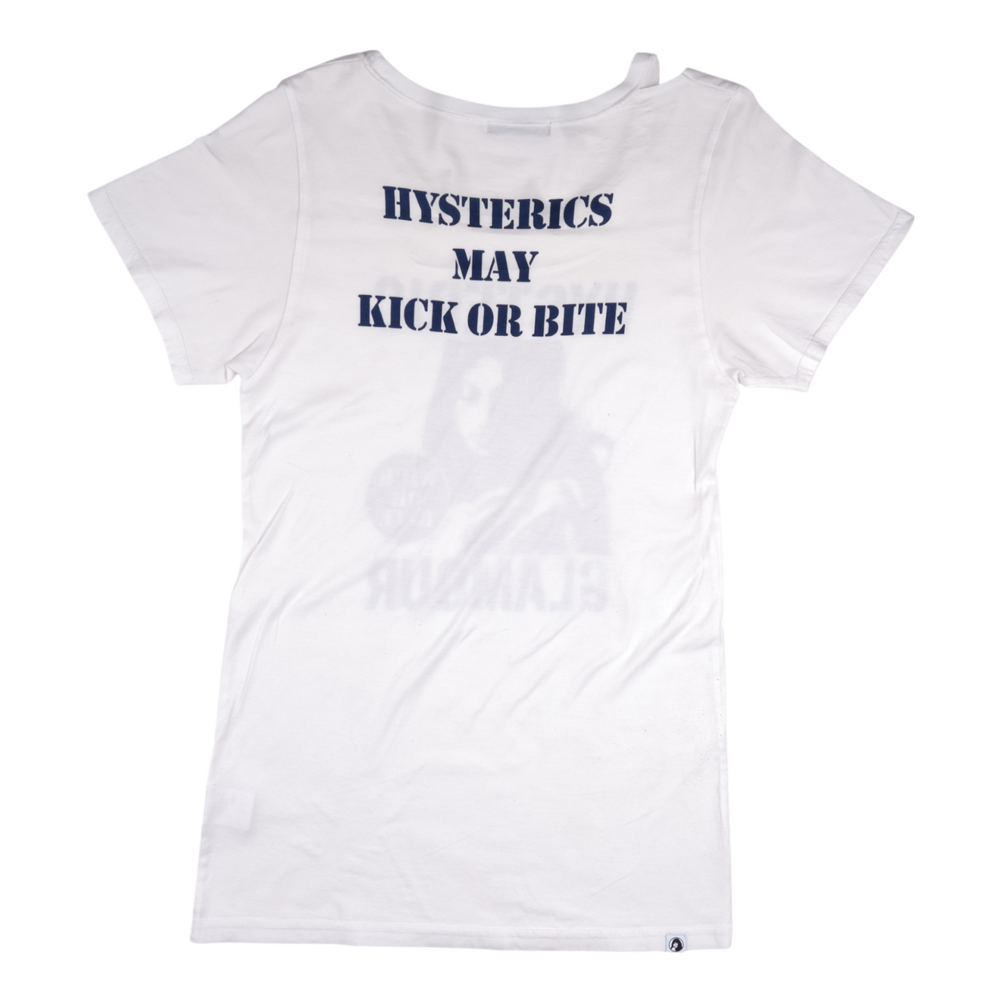 Hysteric Glamour “Kick or Bite” White Tee