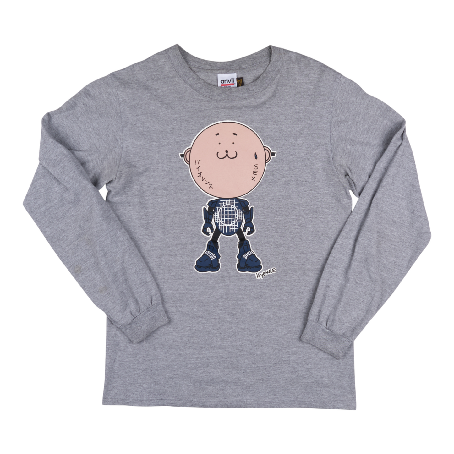 20471120 Hyoma Grey Long Sleeve Tee