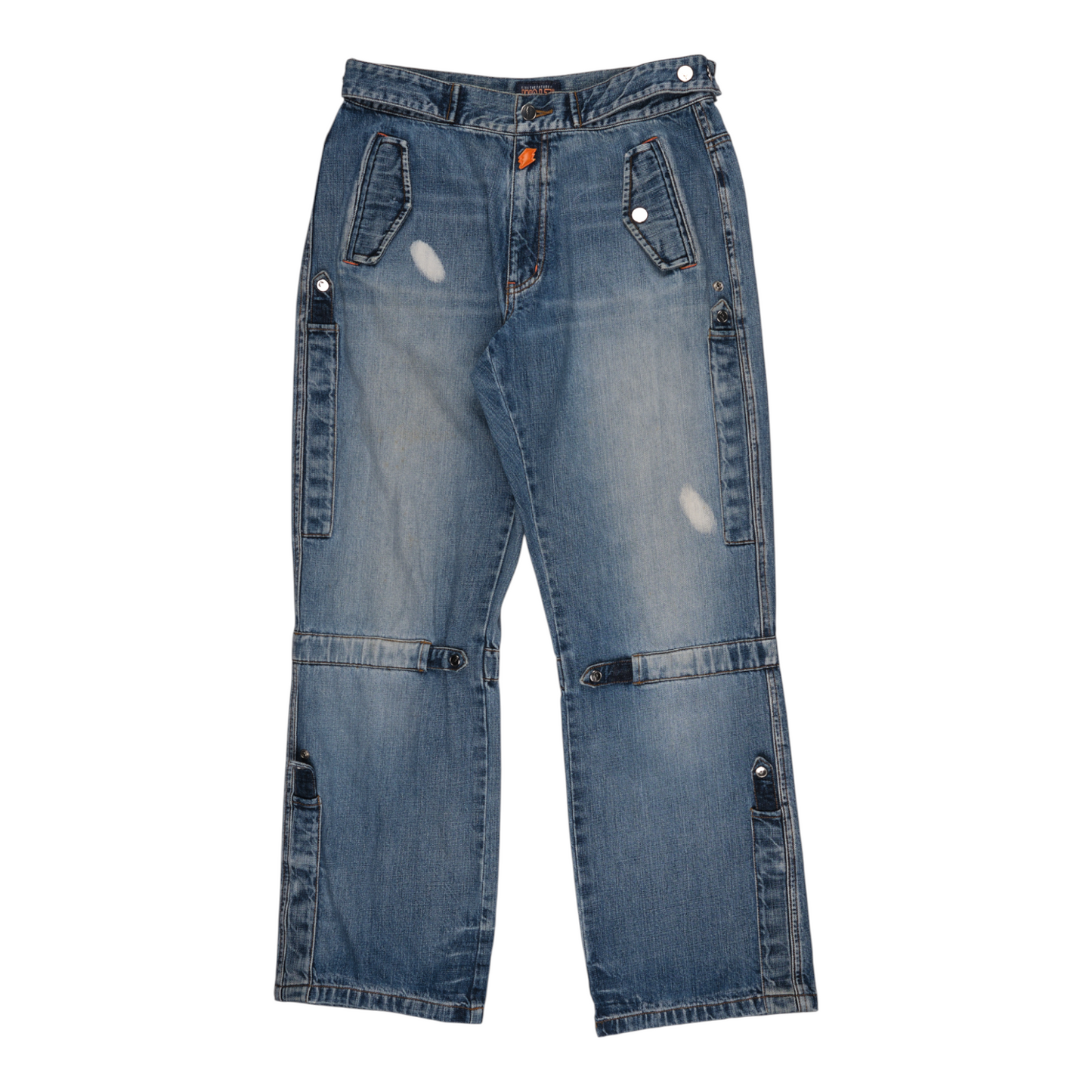 W< Light Blue Utility Jeans