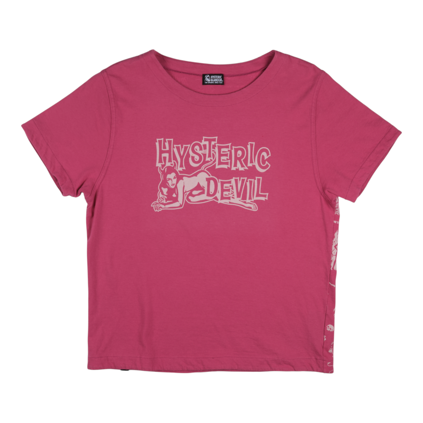 Hysteric Glamour “Hysteric Devil” Magenta Tee