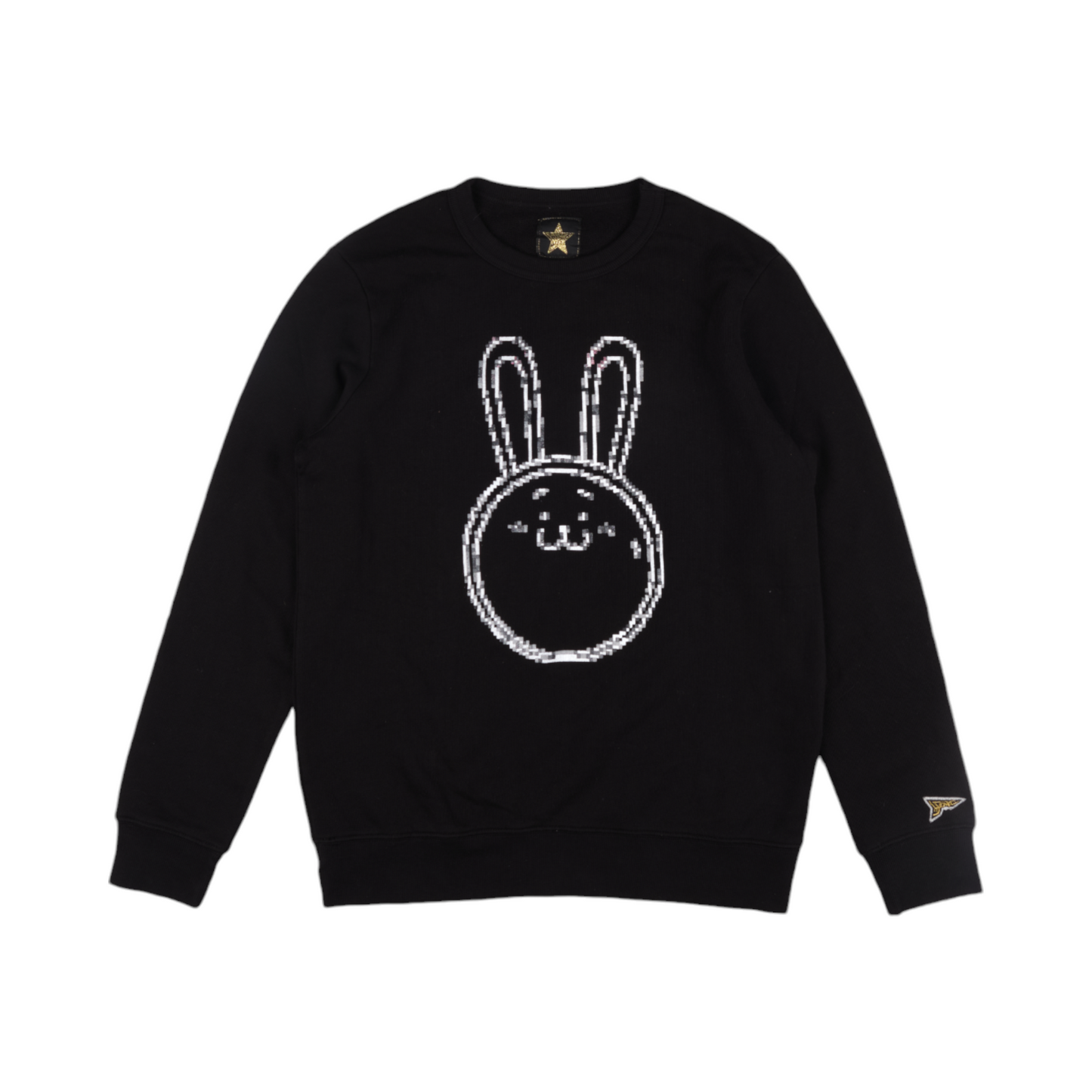 20471120 Hyoma 'Hyoma Jump Into The Pixel World' Black Crewneck