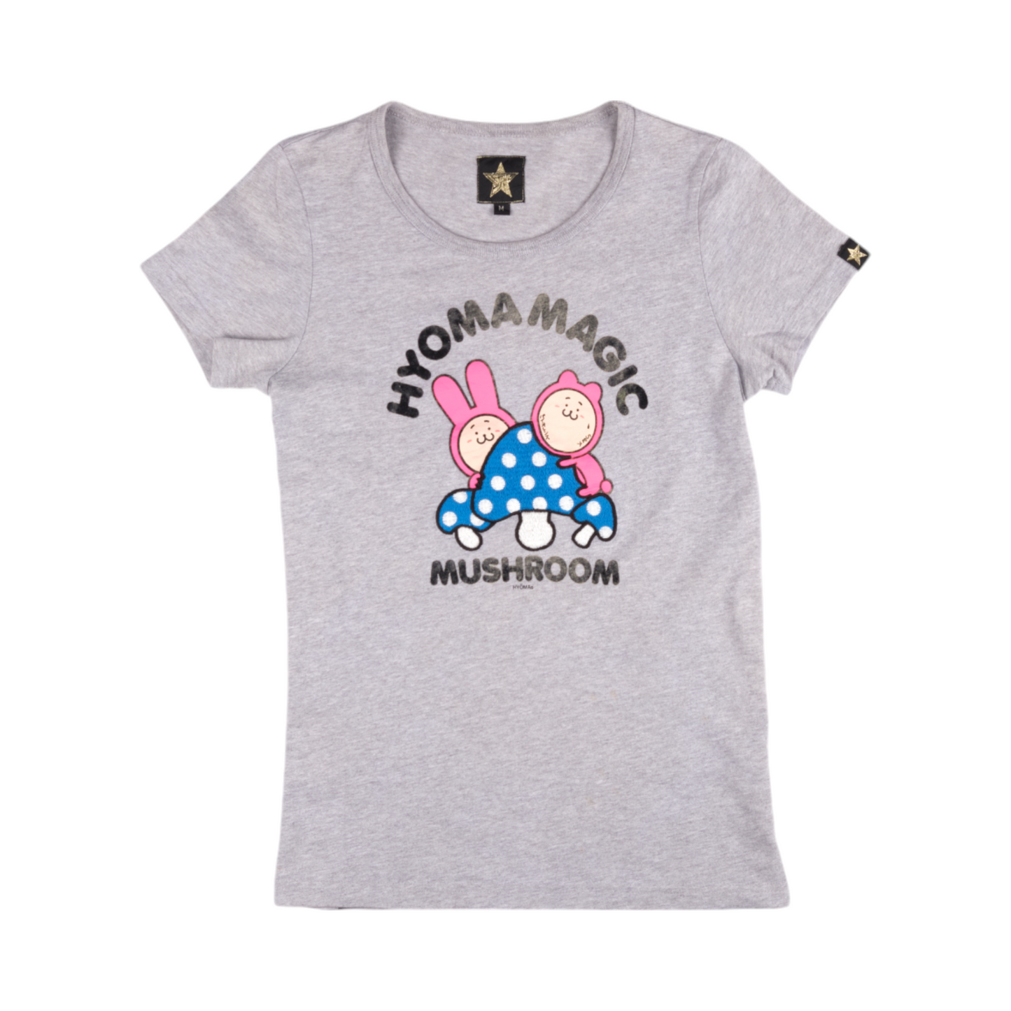 20471120 Hyoma Magic Mushrooms Grey Tee