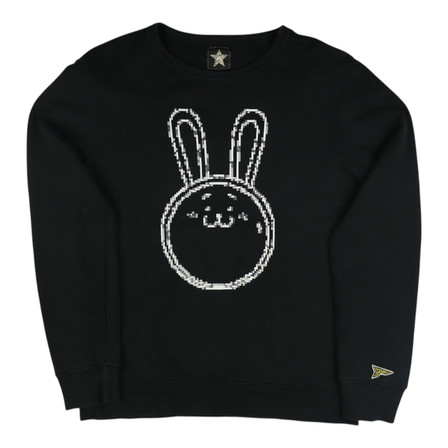 20471120 Hyoma 'Hyoma Jump Into The Pixel World' Black Crewneck