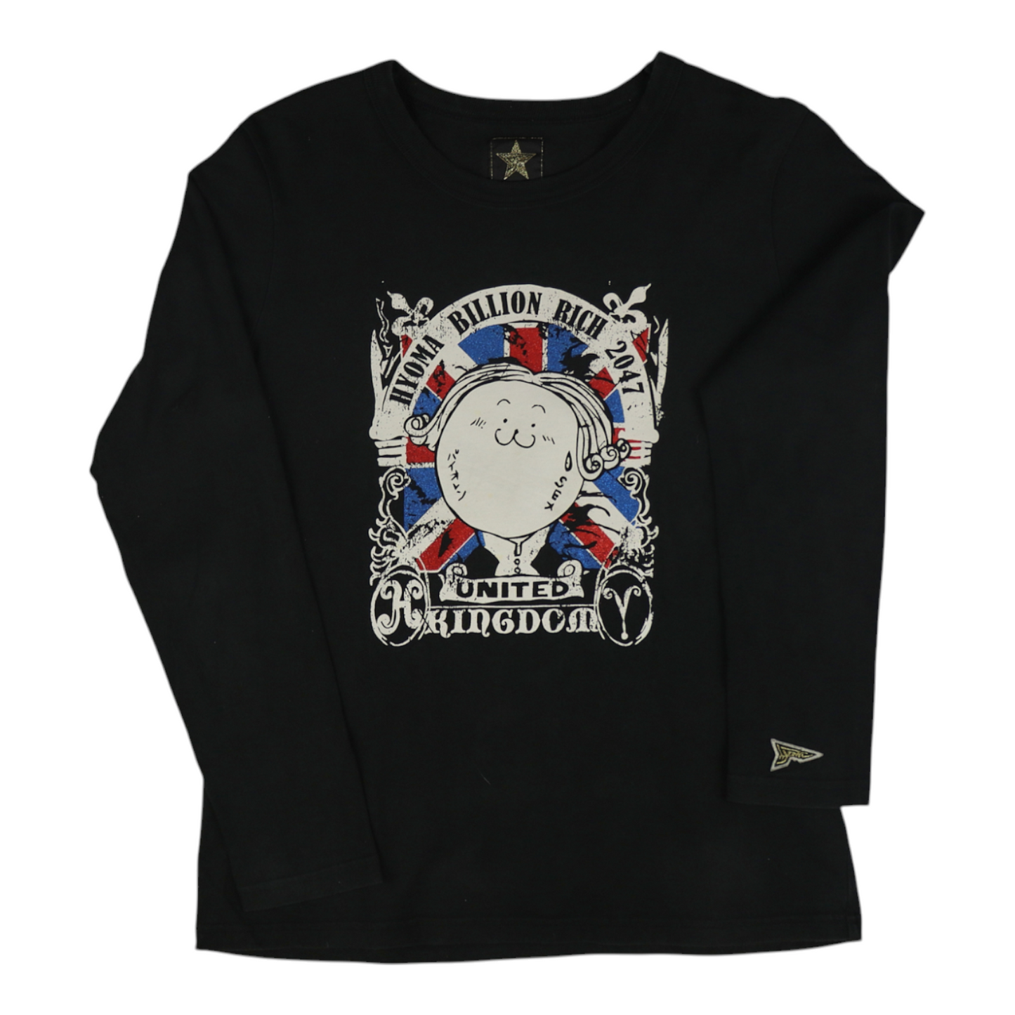 20471120 Hyoma “Billion Rich 2047” UK Graphic Long Sleeve Tee