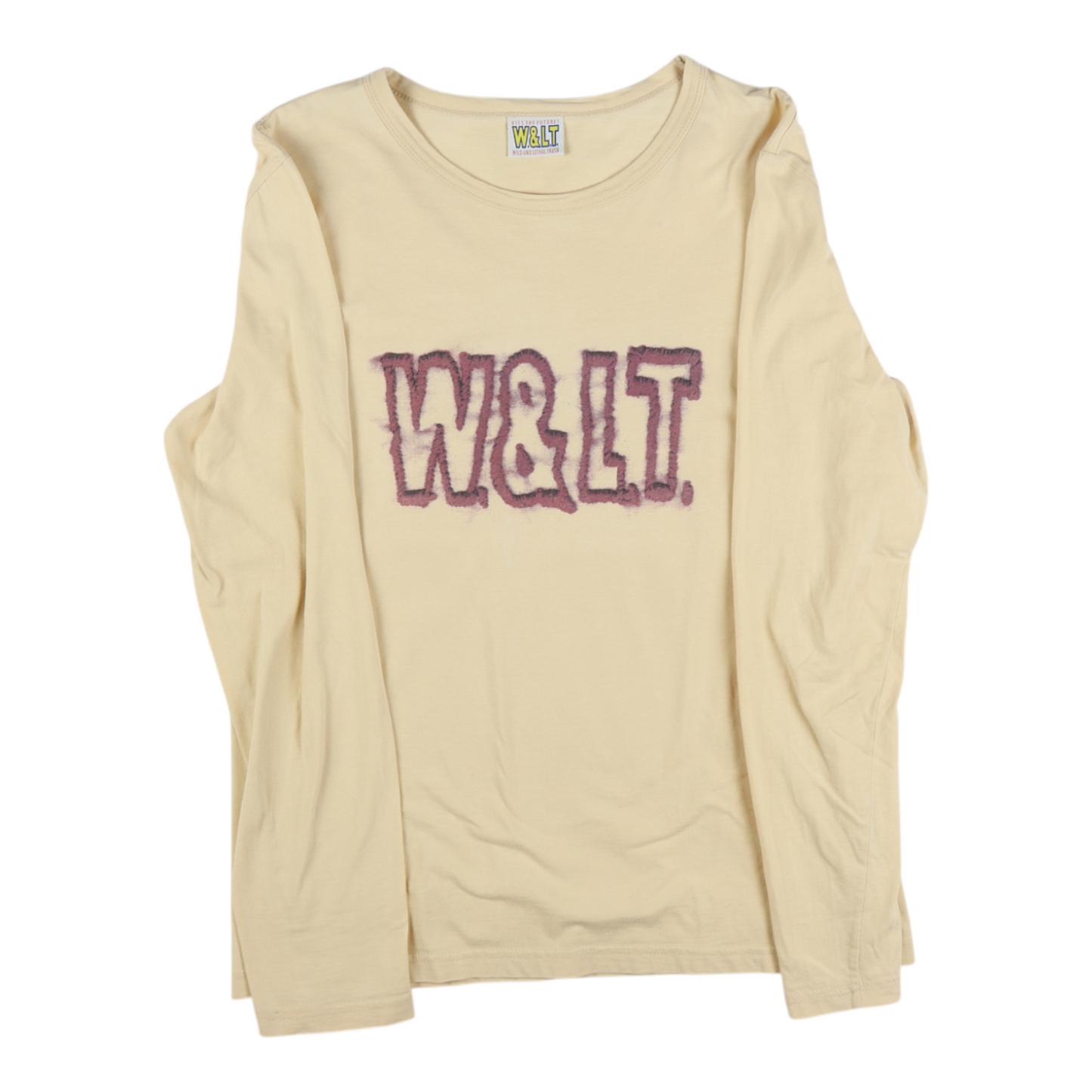 W< Purple Logo Long Sleeve Tee