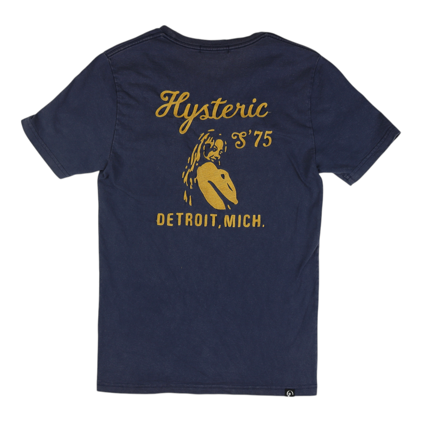 Hysteric Glamour “Detroit Mich.” Pocket Navy Tee