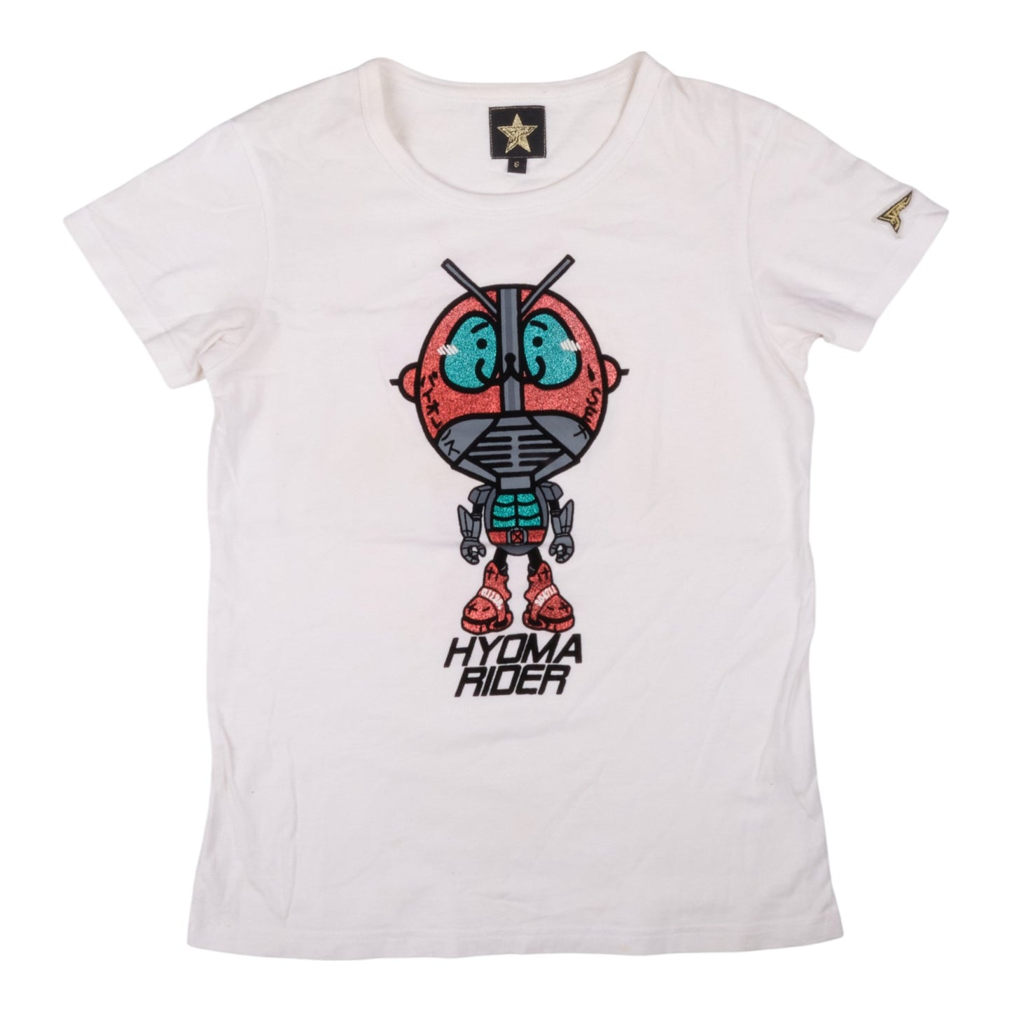 20471120 Hyoma "Hyoma Rider" Graphic White Tee