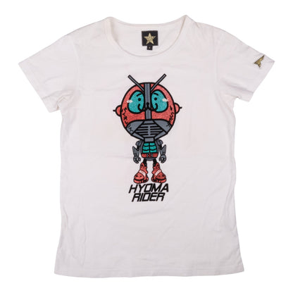 20471120 Hyoma "Hyoma Rider" Graphic White Tee