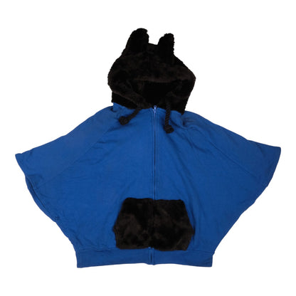 20471120 Hyoma x White Chocoolate Blue Hooded Poncho
