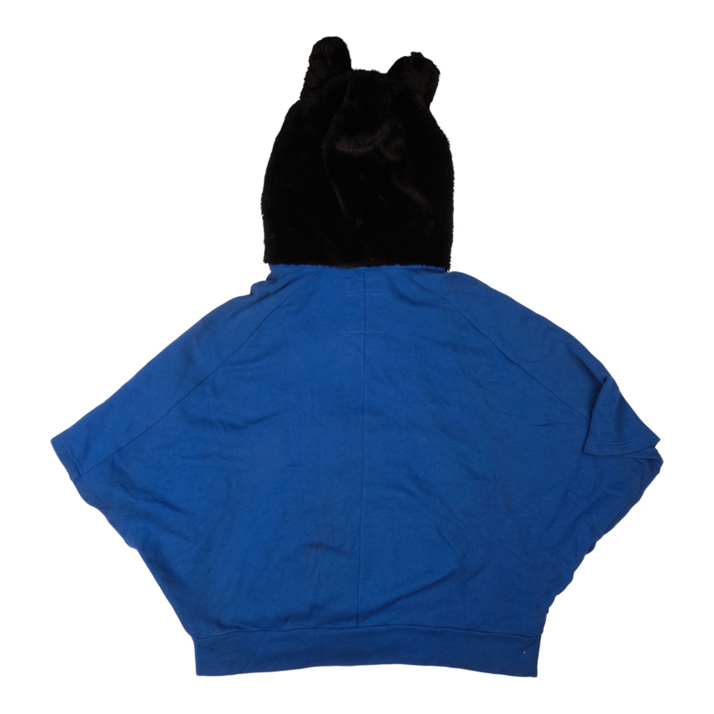 20471120 Hyoma x White Chocoolate Blue Hooded Poncho