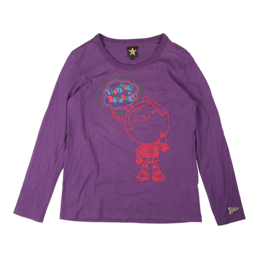 20471120 Hyoma Day Dreaming Purple Long Sleeve Tee