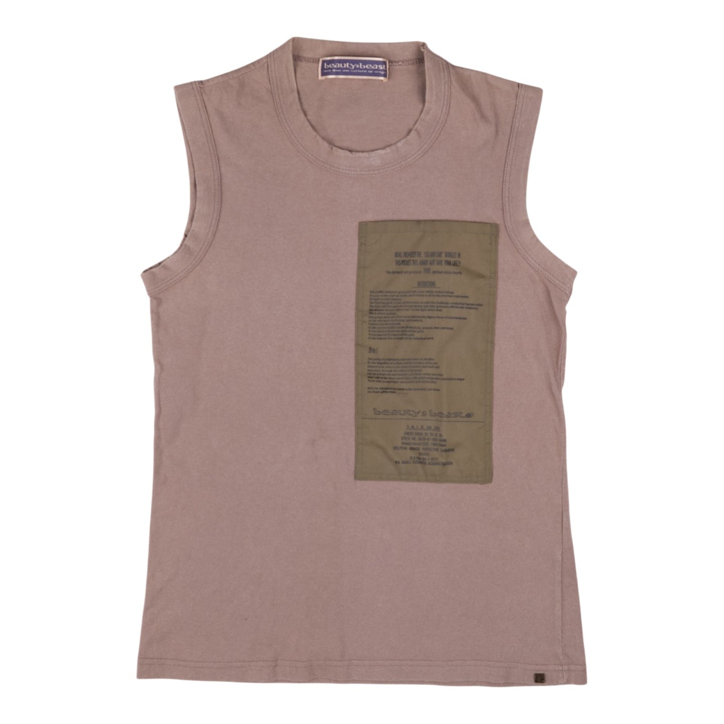 beauty:beast "Spiritual Armor" Sleeveless Tee