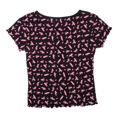 W&LT All Over Print Puk Puk Crop Top