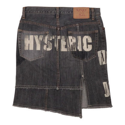 Hysteric Glamour Debbie Suzie Joan Grey Denim Skirt