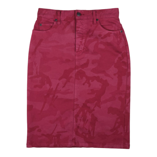 Hysteric Glamour Pink Camo Denim Skirt