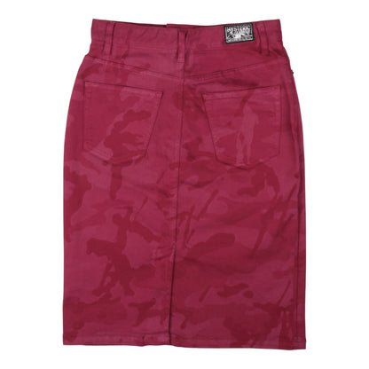 Hysteric Glamour Pink Camo Denim Skirt