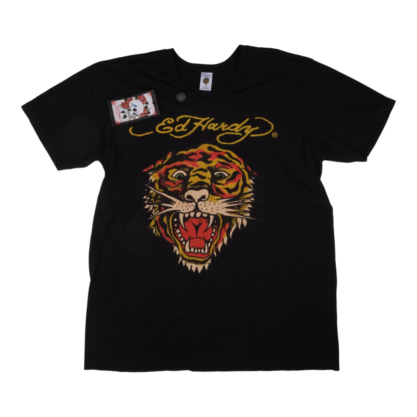 Ed Hardy Tiger Face Black Tee