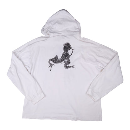 1017 Alyx 9SM 3D Abstract Graphic White Hoodie