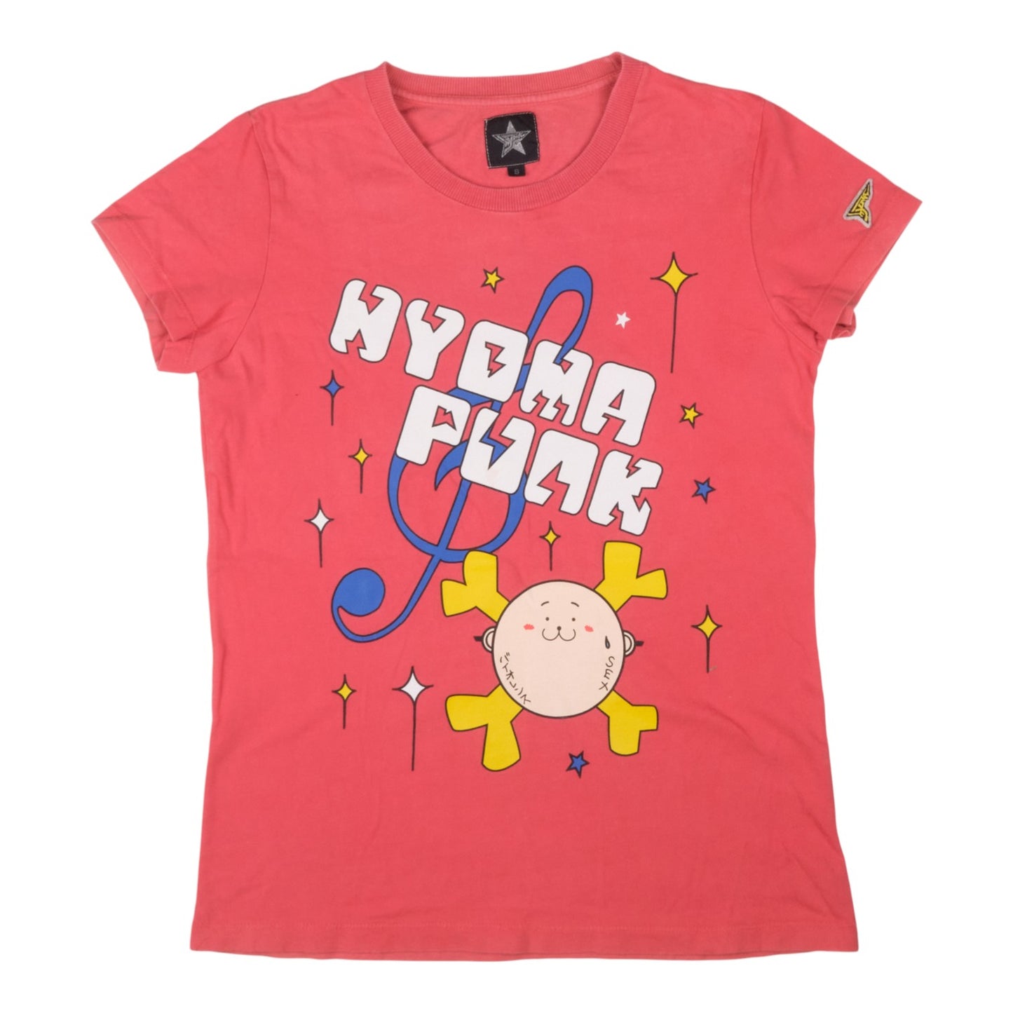 20471120 Hyoma "Hyoma Punk" Music Note Red Tee