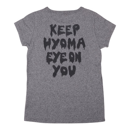 20471120 Hyoma "Keep Hyoma Eye On You" Grey Speckled Tee