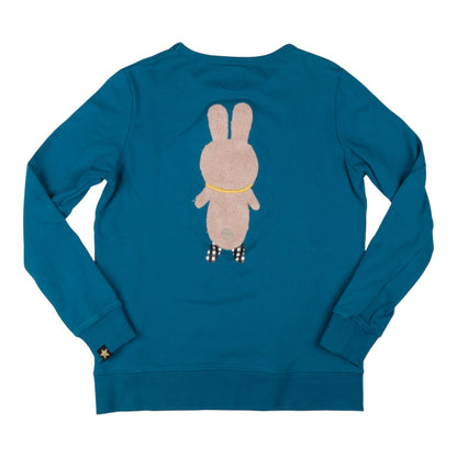 20471120 Hyoma "Hyoma Doll" Teal Sweatshirt