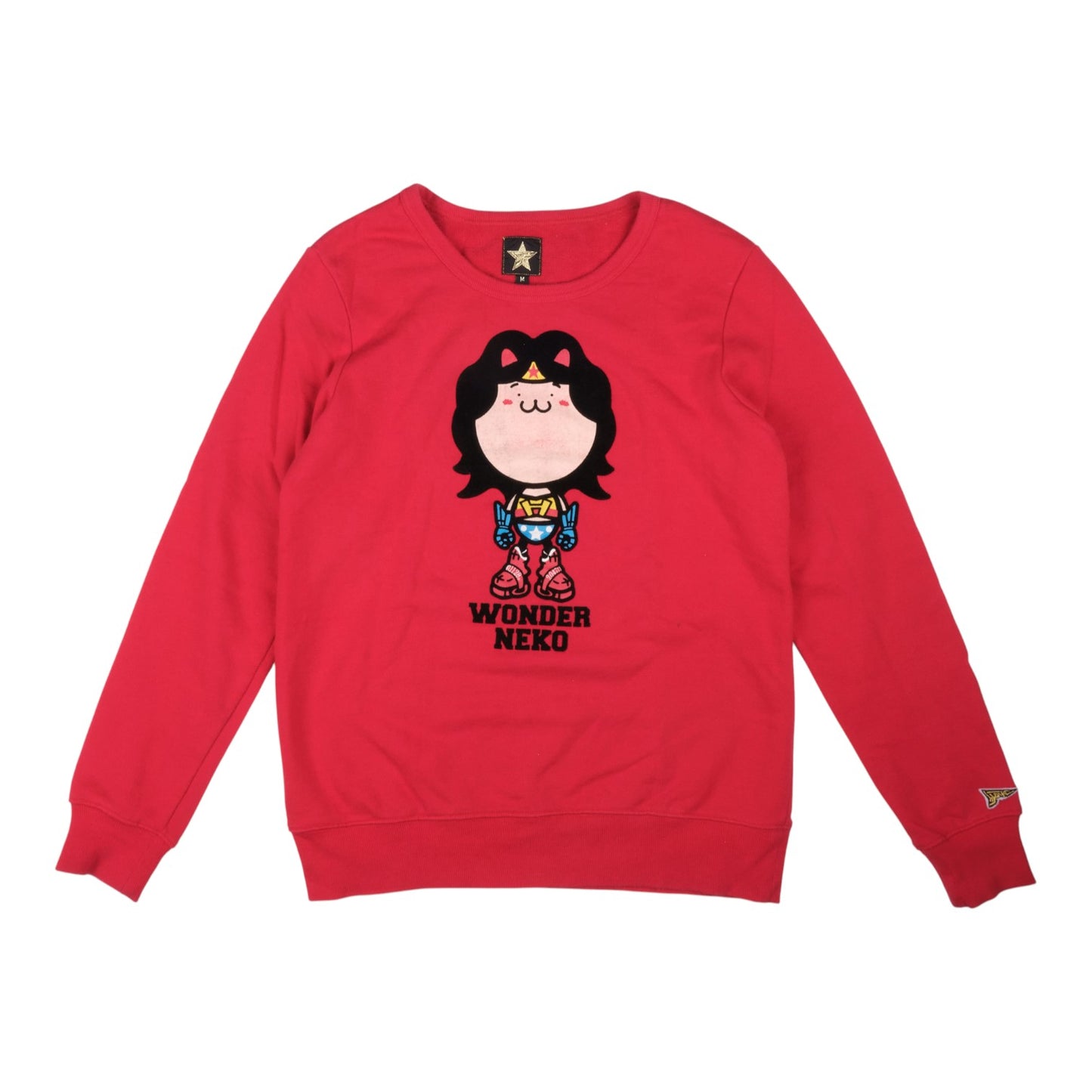 20471120 Hyoma "Wonder Neko" Red Crewneck