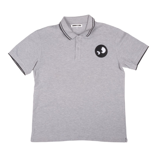 Alexander McQueen McQ Eyes Grey Polo Shirt