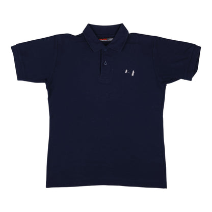 Final Home Graphics Commodified Navy Polo