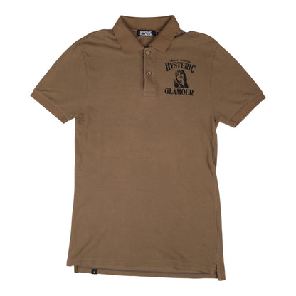 Hysteric Glamour Thrills & Delights Brown Polo