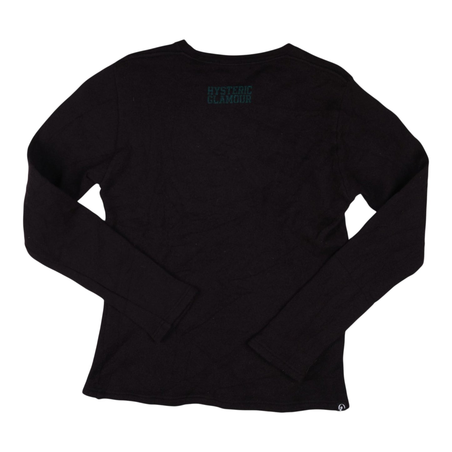 Hysteric Glamour "We Feel Like You Do" Black & Blue Wool Sweater