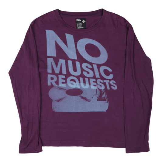 PPFM "No Music Requests" Purple Longsleeve