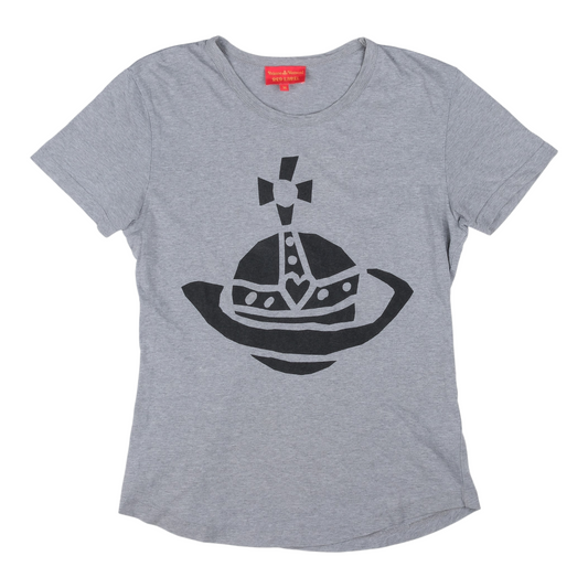 Vivienne Westwood Red Label Heart Grey T-Shirt