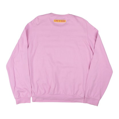 W&LT "Life Is High" Pink Sweatshirt
