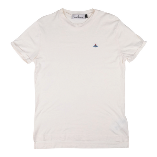 Vivienne Westwood Orb Embroidered White T-Shirt